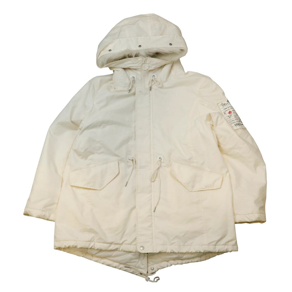 Vintage Moussy White Jacket Parka puffy Winter Size 2